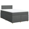vidaXL Boxspring posteľ s matracom tmavosiv&yacute; 120x200 cm l&aacute;tka