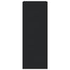 vidaXL Botn&iacute;k čierny 52x37,5x100 cm kompozitn&eacute; drevo