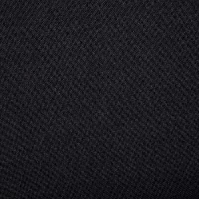 vidaXL Lavica s úložným priestorom 116 cm čierna polyester