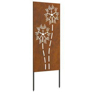 vidaXL Z&aacute;hradn&aacute; clona na s&uacute;kromie Rezac&iacute; Hrdzav&yacute; 50 x 140 cm
