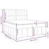 vidaXL Boxspring posteľ s matracom čierna 200x200 cm l&aacute;tka