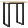 vidaXL Jed&aacute;lensk&yacute; stol&iacute;k v tvare O 60x60x75,5 cm borovica a oceľ