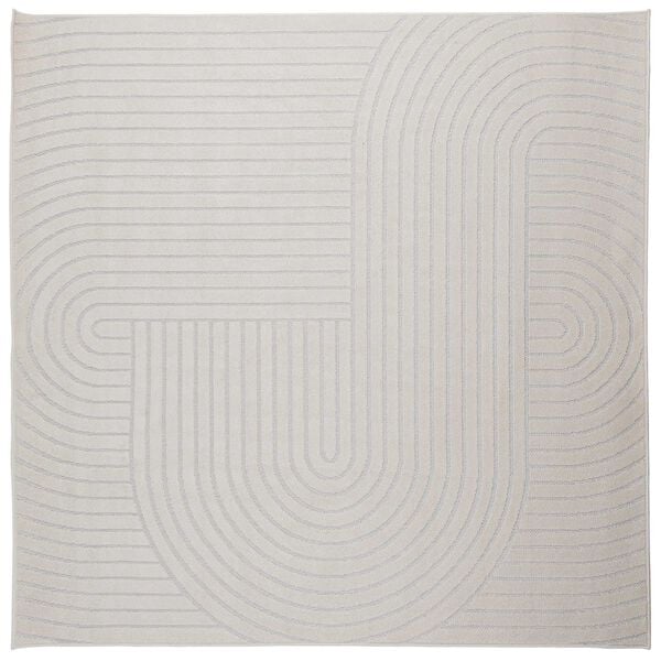 vidaXL Kusov&eacute; koberce &Scaron;tvorcov&yacute; HUARTE Kr&eacute;mov&aacute; 120 x 120 cm Polyester