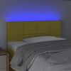 vidaXL Čelo postele s LED zelen&eacute; 80x5x78/88 cm l&aacute;tka
