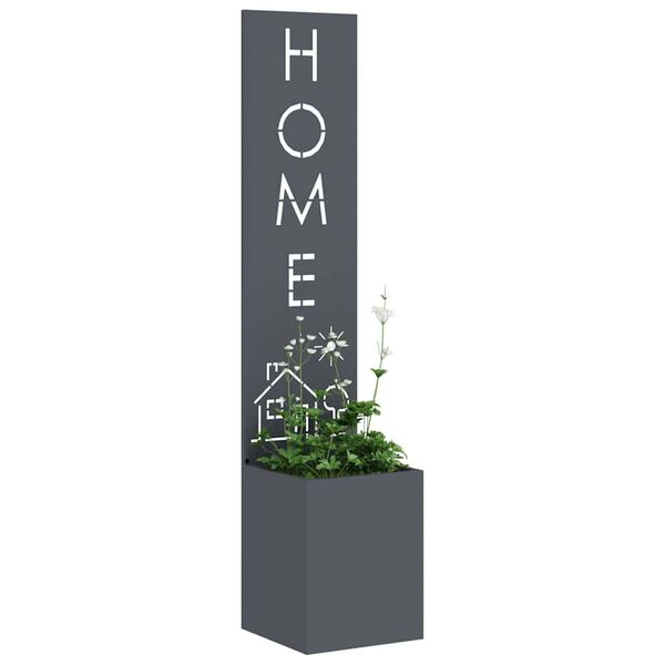 vidaXL Záhradná clona na súkromie Rezací Antracit 32 x 140 cm