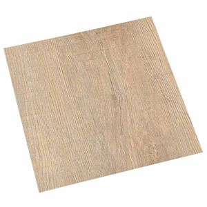 vidaXL Podlahov&eacute; dosky 5,11 m&sup2; 55 pcs PVC Svetlo &scaron;ed&aacute;, Tmavo hned&aacute;