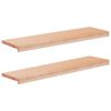 vidaXL N&aacute;&scaron;ľapy na schody 2 ks 100 x 30 x 2 cm Pr&iacute;rodn&aacute;