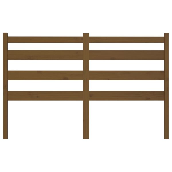 vidaXL Čelo postele medovo-hned&eacute; 186x4x100 cm mas&iacute;vna borovica