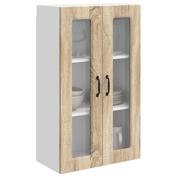 vidaXL Kuchynsk&aacute; skriňa s &uacute;ložiskom Kalmar Sonoma dub 60 x 31 x 100 cm