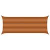 vidaXL Slnečn&aacute; plachta Oranžov&aacute; a hned&aacute; 5 x 2 m 100% polyester Oxford