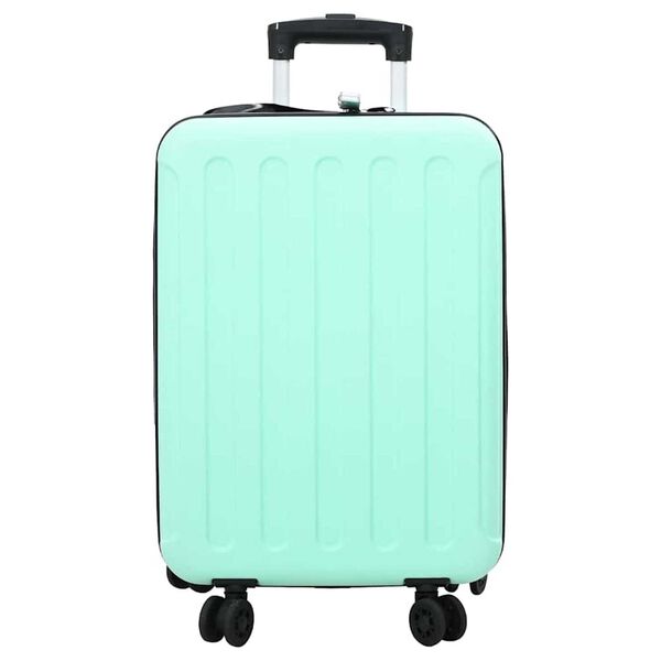 vidaXL Kufor so zámkom Mätovo zelená 34 x 23 x 55.5 cm ABS plast