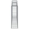 vidaXL Oblúkové gabiónové koše 11 ks 300x30x100/120cm pozinkov. železo