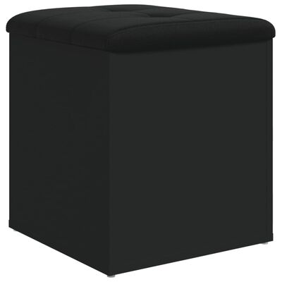 vidaXL Úložná lavička čierna 42x42x45 cm kompozitné drevo