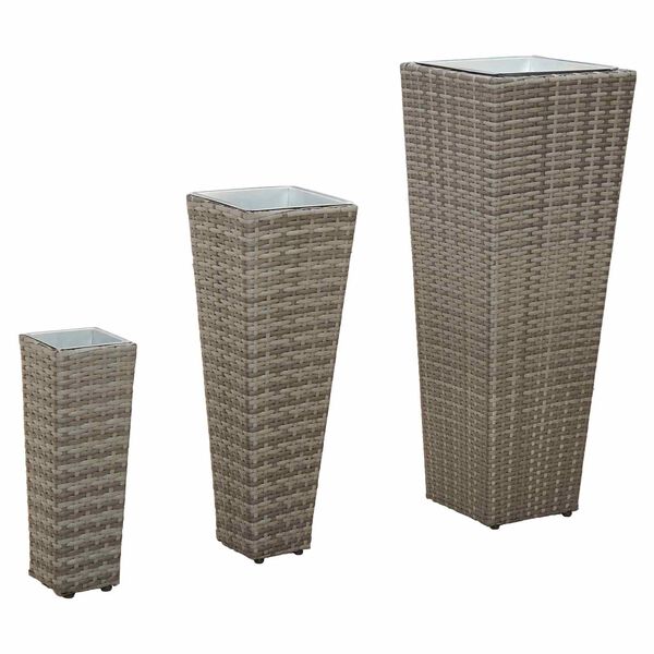 vidaXL Vonkaj&scaron;ia s&uacute;prava 3 pcs Kov