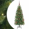 vidaXL Umel&yacute; vianočn&yacute; stromček Zelen&aacute; 150 cm PE a PVC