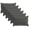 vidaXL Poťah na podložku 6 ks HOUTEN Antracitov&aacute; 50 x 70 cm Polyester