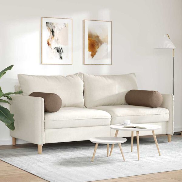 vidaXL Podložkov&eacute; vank&uacute;&scaron;e 2 pcs Hned&aacute; &Oslash; 25 x 70 cm l&aacute;tka