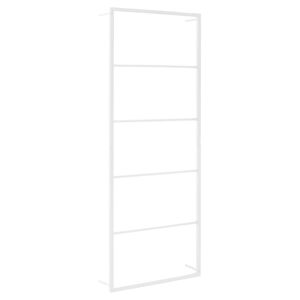 vidaXL Ve&scaron;iak na uter&aacute;ky biely 45x10x115 cm oceľov&yacute;