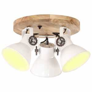 vidaXL Industri&aacute;lna stropn&aacute; lampa 25 W, biela 42x27 cm E27