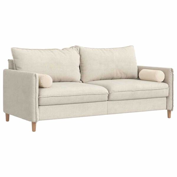 vidaXL Podložkov&eacute; vank&uacute;&scaron;e 2 pcs B&eacute;žov&aacute; &Oslash; 15 x 40 cm Mikrovl&aacute;kno