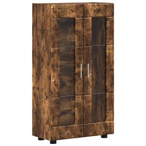vidaXL Serv&iacute;rovacia skriňa FLORIN 55,5 x 29 x 100 cm Dymov&aacute; dub
