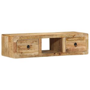 vidaXL TV skrinka na stenu 100x32x25 cm mas&iacute;vne drevo hrub&eacute; mango