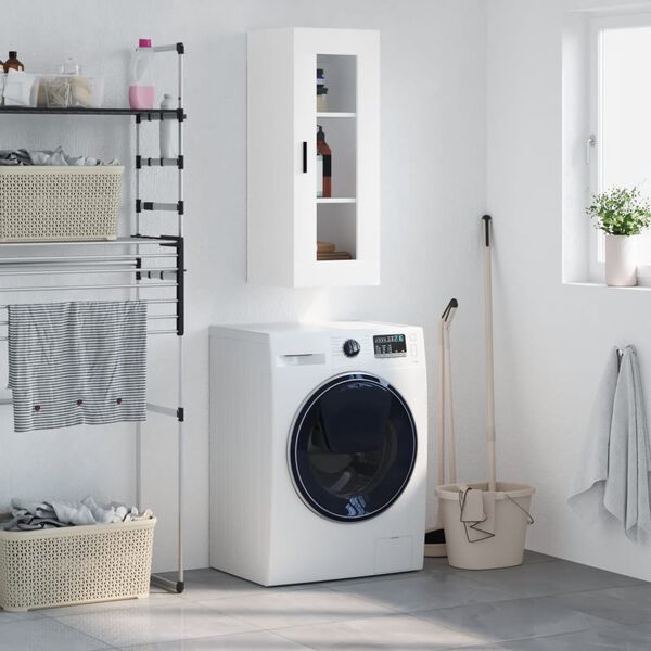 vidaXL N&aacute;stenn&aacute; skrinka biela 34,5x34x90 cm