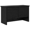 vidaXL Ve&scaron;iak na stenu N&aacute;stenn&aacute; mont&aacute;ž Čierny dub 50 x 20 x 30 cm
