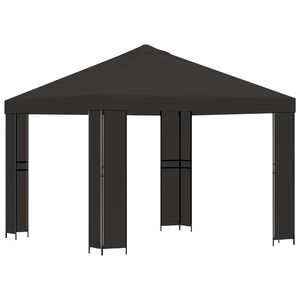 vidaXL Alt&aacute;nok 3 x 3 m Antracitov&aacute; Polyester a oceľ 190 gsm