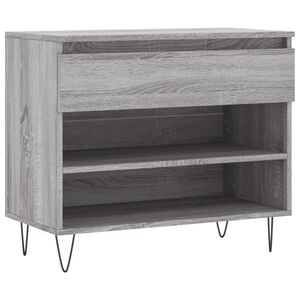 vidaXL Botn&iacute;k siv&yacute; dub sonoma 70x36x60 cm spracovan&eacute; drevo