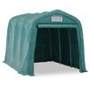 vidaXL Gar&aacute;žov&yacute; stan zelen&yacute; 2,4x3,6 m PVC