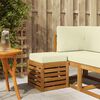 vidaXL Z&aacute;hradn&aacute; stolička, lavička Pevn&eacute; ak&aacute;ciov&eacute; drevo Pr&iacute;rodn&aacute;