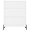 vidaXL Vysok&aacute; skrinka biela 69,5x34x180 cm spracovan&eacute; drevo