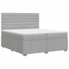 vidaXL Posteľ boxspring s matracom Svetlosiv&aacute; 140 x 200 cm L&aacute;tka