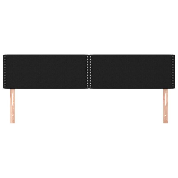 vidaXL Čel&aacute; postele 2 ks čierny 100x5x78/88 cm l&aacute;tka