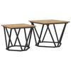 vidaXL Sada pr&iacute;ručn&yacute;ch stol&iacute;kov 2 pcs Remeseln&yacute; dub 50 x 50 x 40 cm
