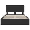 vidaXL &Uacute;ložn&aacute; posteľ so z&aacute;suvkou Čierna 150 x 200 cm Kompozitn&eacute; drevo