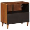 vidaXL K&uacute;peľňov&aacute; skrinka pod um&yacute;vadlo s dverami Orech 62 x 33 x 58 cm