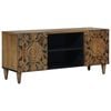 vidaXL TV skrinka Hned&aacute; 105 x 33,5 x 46 cm Mas&iacute;vne mango drevo