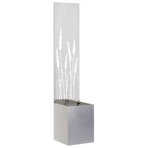 vidaXL Z&aacute;hradn&aacute; clona na s&uacute;kromie Rezac&iacute; Strieborn&yacute; 32 x 150 cm