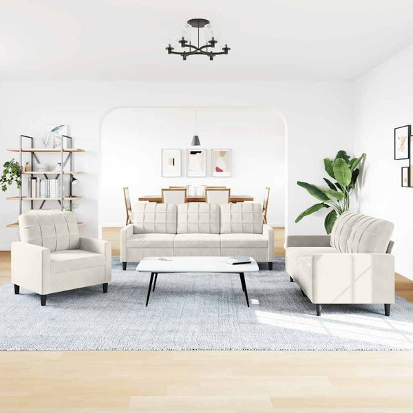 vidaXL 3-dielna sedacia s&uacute;prava s vank&uacute;&scaron;mi kr&eacute;mov&aacute; zamat