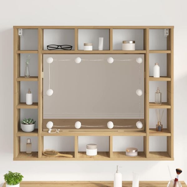 vidaXL Zrkadlov&eacute; svetl&aacute; Biela 4.5 x 4.5 x 4.8 cm Plast