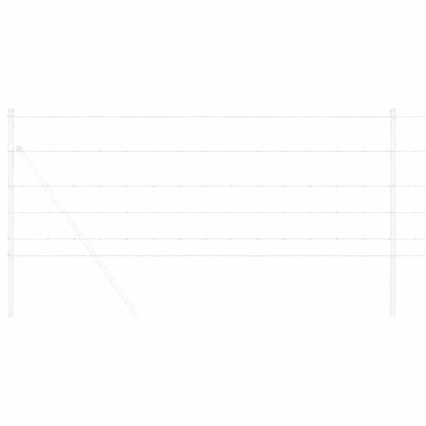 vidaXL Pastiersky plot Strieborn&aacute; 100 x 0,8 m Pozinkovan&aacute; oceľ