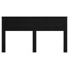 vidaXL Zadn&eacute; čelo Čierny dub 200 cm Kompozitn&eacute; drevo