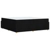 vidaXL R&aacute;m postele s matracmi Čierna 200 x 200 cm l&aacute;tka