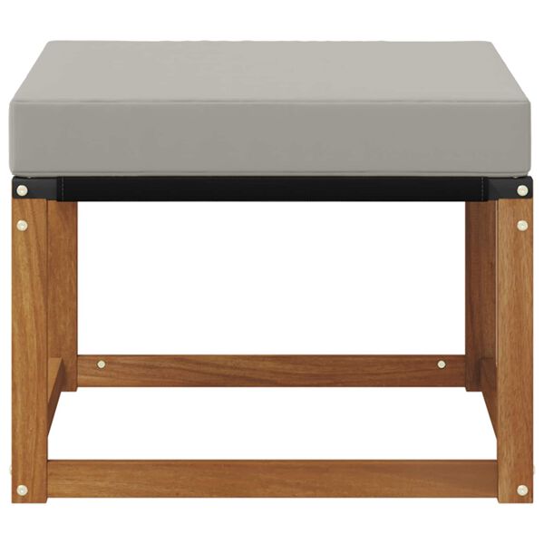 vidaXL Vonkaj&scaron;&iacute; taburet Mas&iacute;vne ak&aacute;ciov&eacute; drevo a Textilene l&aacute;tka