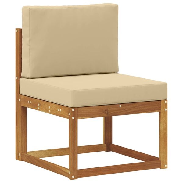 vidaXL Z&aacute;hradn&aacute; s&uacute;prava gaučov s vank&uacute;&scaron;om 4 pcs Pr&iacute;rodn&aacute; a b&eacute;žov&aacute;