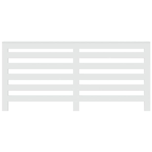 vidaXL Kryt na radi&aacute;tor biely 175x20x82 cm kompozitn&eacute; drevo