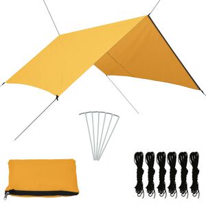 vidaXL Z&aacute;hradn&aacute; plachta 3x2,85 m, žlt&aacute;