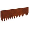 vidaXL Obrubn&iacute;k tr&aacute;vnika 20 pcs 103 x 30 cm Oceľ Hrdzav&yacute;